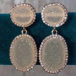 Baublebar druzy drop earrings